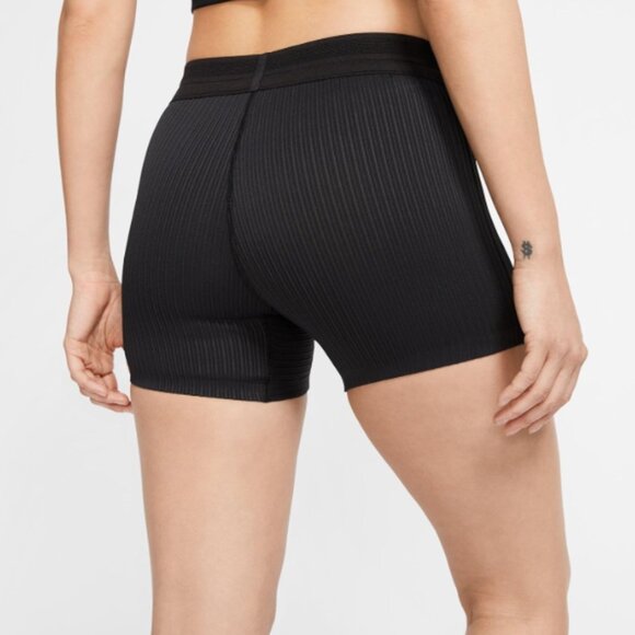 Nike Dri-Fit Aeroswift Tight Running Shorts Woman Large Black Compression - Picture 4 of 11